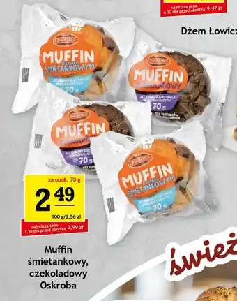 Gram Market Muffin śmietankowy, czekoladowy Oskroba oferta