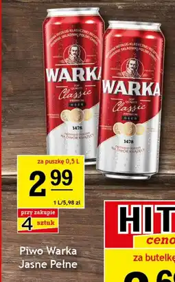 Gram Market Piwo Warka Jasne Pełne oferta