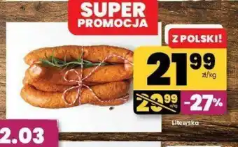 EMMA market Kiełbasa Litewska oferta