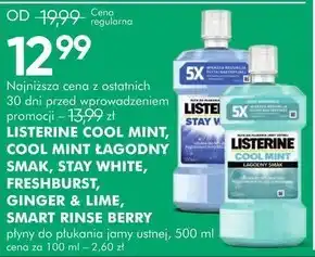 SuperPharm Listerine Cool Mint Płyn do płukania jamy ustnej 250 ml oferta