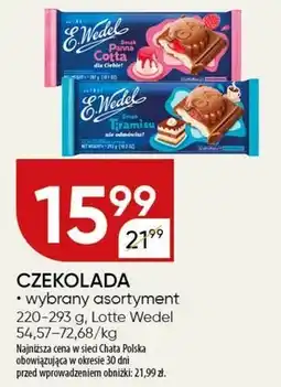 Chata Polska Czekolada E. Wedel oferta