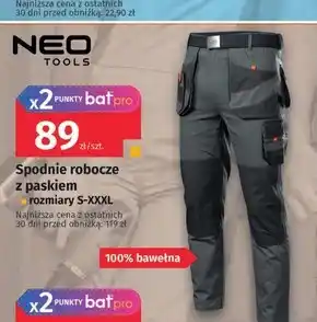 Bat Spodnie robocze Neo Tools oferta