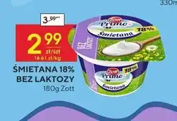 Społem Zott Primo Śmietana 18 % 180 g oferta