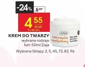 Społem Krem do twarzy Ziaja oferta