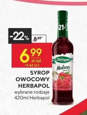 Społem Herbapol Suplement diety malina 420 ml oferta