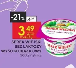 Społem Piątnica Serek wiejski bez laktozy 200 g oferta