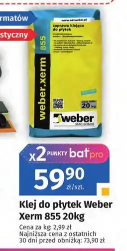 Bat Klej do płytek Weber oferta