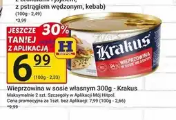 Hitpol Krakus Konserwa wieprzowina w sosie własnym 300 g oferta