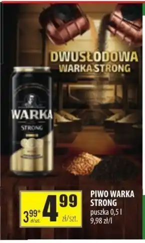 Społem Szczecin Warka Strong Piwo jasne 500 ml oferta