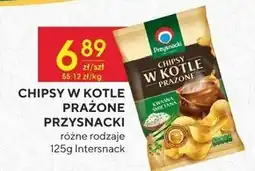 Społem Przysnacki Chipsy w kotle prażone kwaśna śmietana 125 g oferta