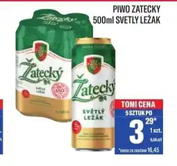 TomiMarkt Žatecký Světlý Ležák Piwo jasne pełne 500 ml oferta