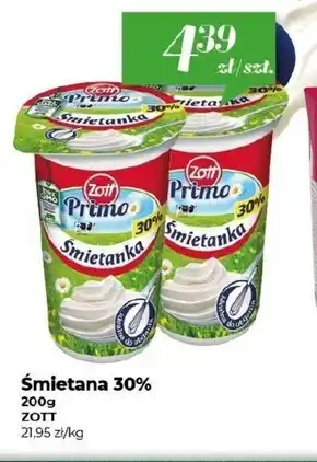 Społem Zott Primo Śmietanka 30 % 200 g oferta