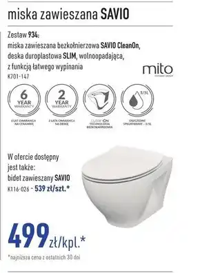 Cersanit Miska Mito oferta