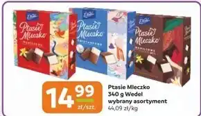 Społem E. Wedel Ptasie mleczko czekoladowe w czekoladzie deserowej 340 g oferta