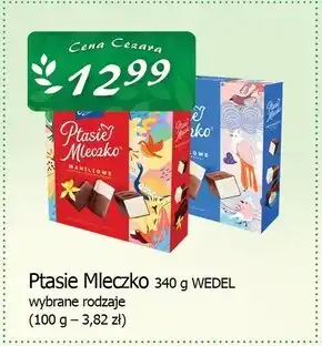 Cezar Delikatesy E. Wedel Ptasie mleczko czekoladowe w czekoladzie deserowej 340 g oferta