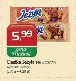 Malinka Market Jeżyki Classic Herbatniki w czekoladzie mlecznej 140 g oferta