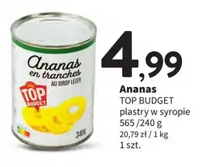 Intermarche Ananas Top Budget oferta