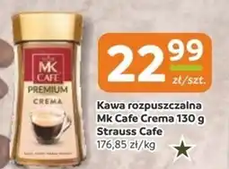 Społem MK Café Premium Crema Kawa rozpuszczalna 130 g oferta