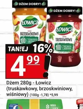 Hitpol Łowicz Dżem wiśniowy o obniżonej zawartości cukrów 280 g oferta