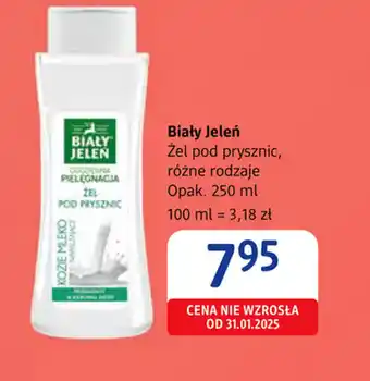 dm drogerie markt Biały Jeleń Zel pod prysznic oferta