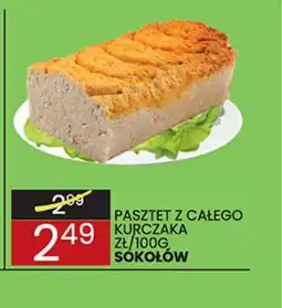 Wafelek Pasztet z całego kurczaka Sokołów oferta