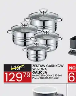 Wafelek Zestaw garnków Werona Galicja oferta