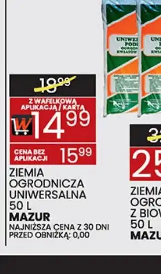 Wafelek Ziemia ogrodnicza uniwersalna Mazur oferta