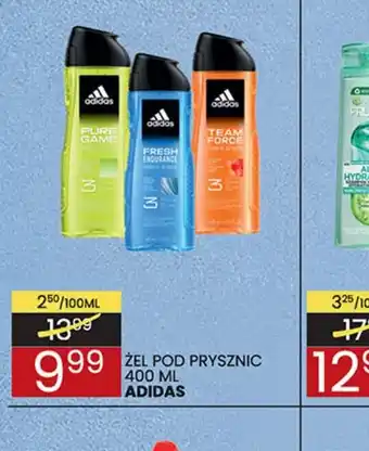 Wafelek Zel pod prysznic Adidas oferta