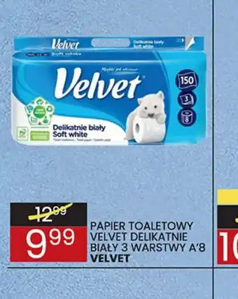 Wafelek Papier toaletowy Velvet Delikatnie Biały oferta