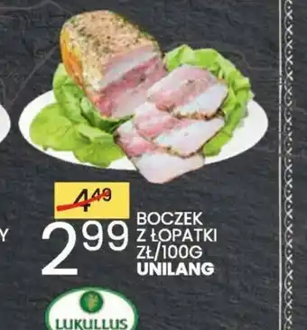 Wafelek Boczek z łopatki Unilang oferta