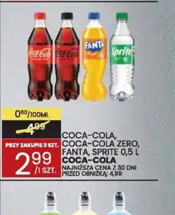 Wafelek Coca-Cola, Coca-Cola Zero, Fanta, Sprite oferta