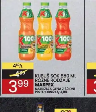 Wafelek Kubuś sok oferta