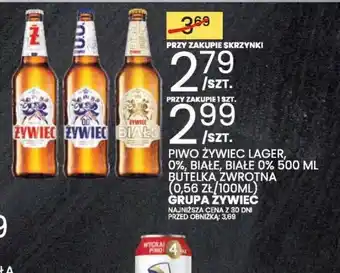 Wafelek Piwo Zywiec Lager, 0%, Białe, Białe 0% oferta