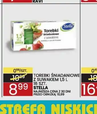 Wafelek Torebki śniadaniowe z suwakiem Stella oferta