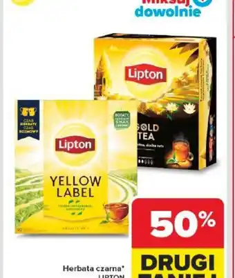 Carrefour Herbata czarna Lipton oferta