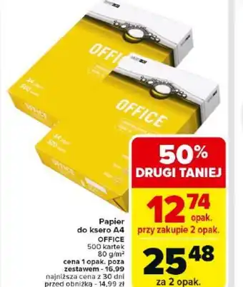 Carrefour Papier do ksero A4 Office oferta