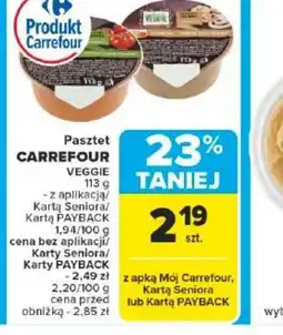 Carrefour Pasztet Carrefour Veggie oferta