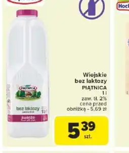 Carrefour Mleko WIEJSKIE bez laktozy oferta