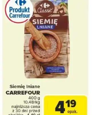 Carrefour Siemię lniane Carrefour Classic oferta