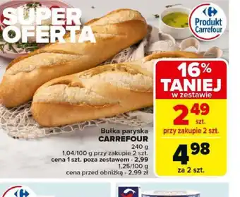 Carrefour Bułka paryska Carrefour oferta