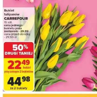 Carrefour Bukiet tulipanów Carrefour oferta