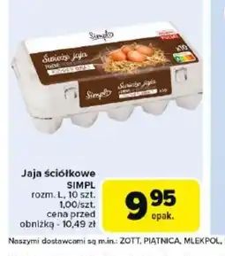 Carrefour Jaja ściółkowe Simpl oferta