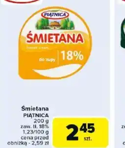 Carrefour Smietana Piątnica oferta