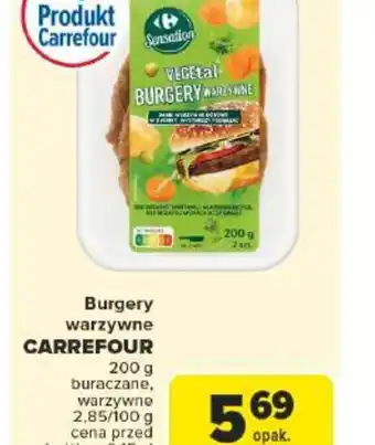 Carrefour Burgery warzywne Carrefour oferta