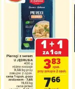 Carrefour Pierogi z serem U Jędrusia oferta