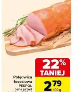 Carrefour Polędwica łososiowa PEKPOL oferta