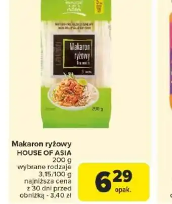 Carrefour Makaron ryżowy House of Asia oferta