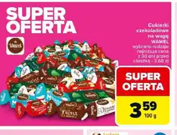 Carrefour Cukierki czekoladowe na wagę Wawel oferta