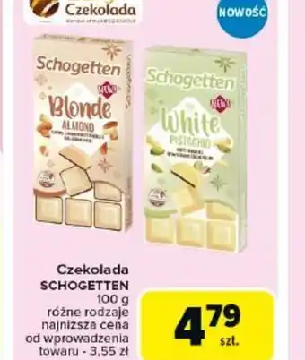 Carrefour Czekolada Schogetten oferta