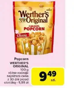 Carrefour Popcorn Werther's Original oferta